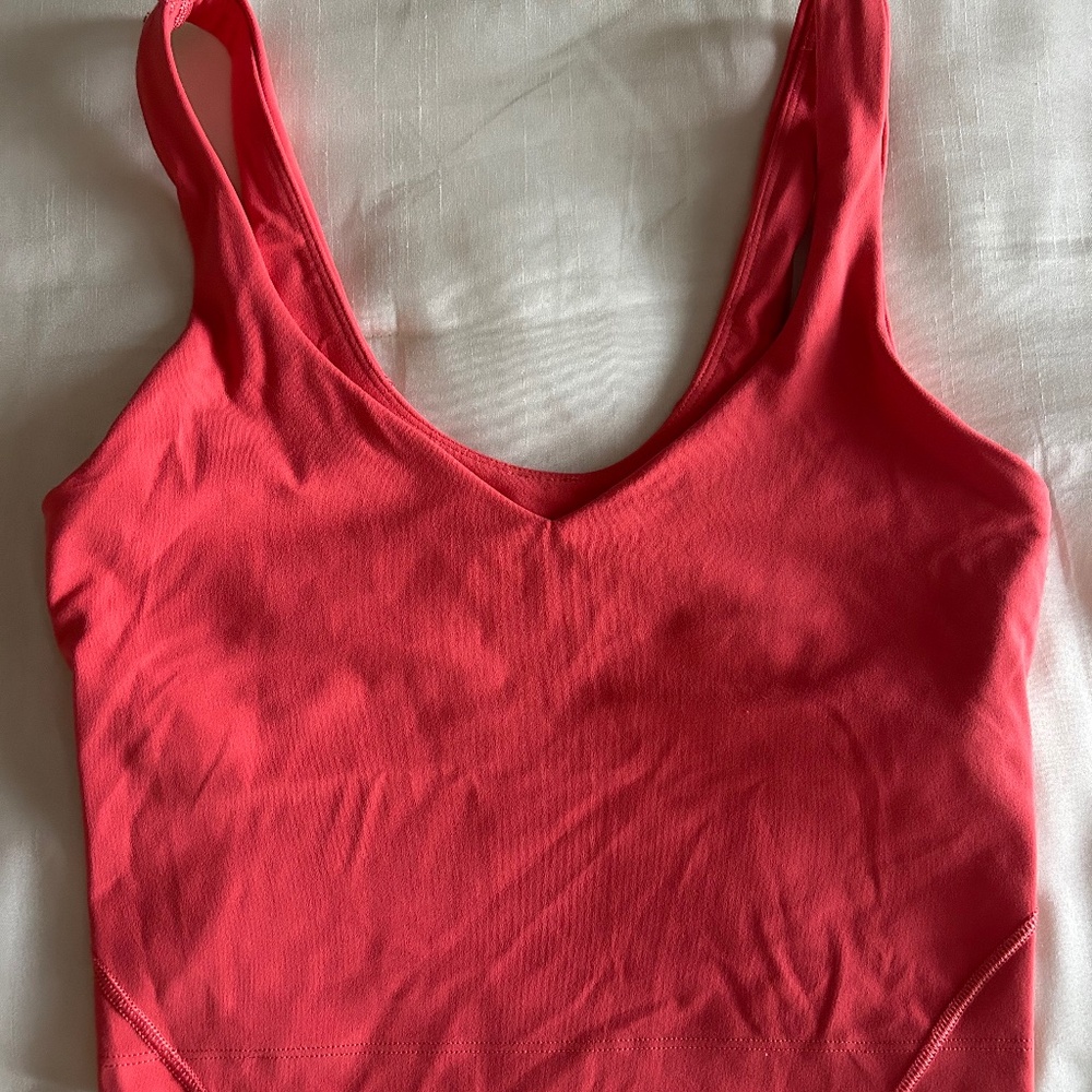 Lululemon strawberry align tank top